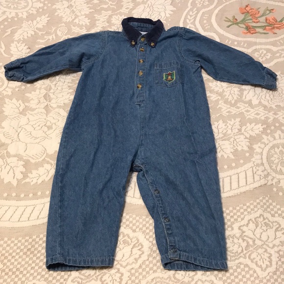 boys denim jumpsuit